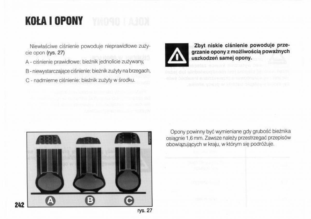 Lancia Kappa instrukcja obslugi / page 244