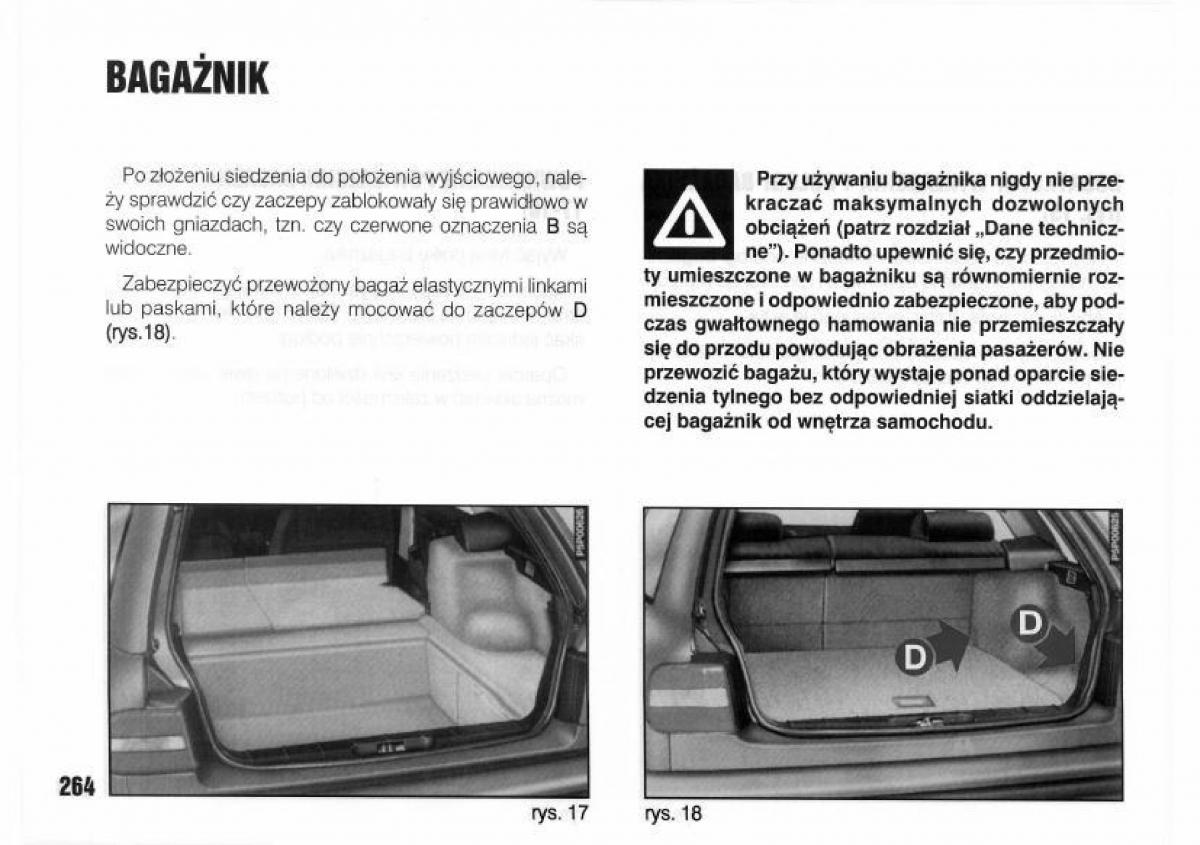 Lancia Kappa instrukcja obslugi / page 266