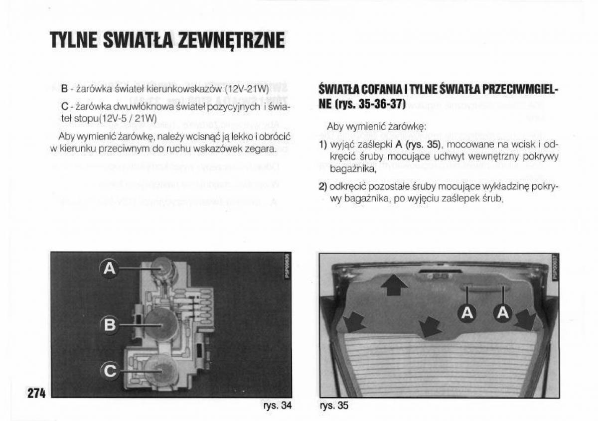 Lancia Kappa instrukcja obslugi / page 276