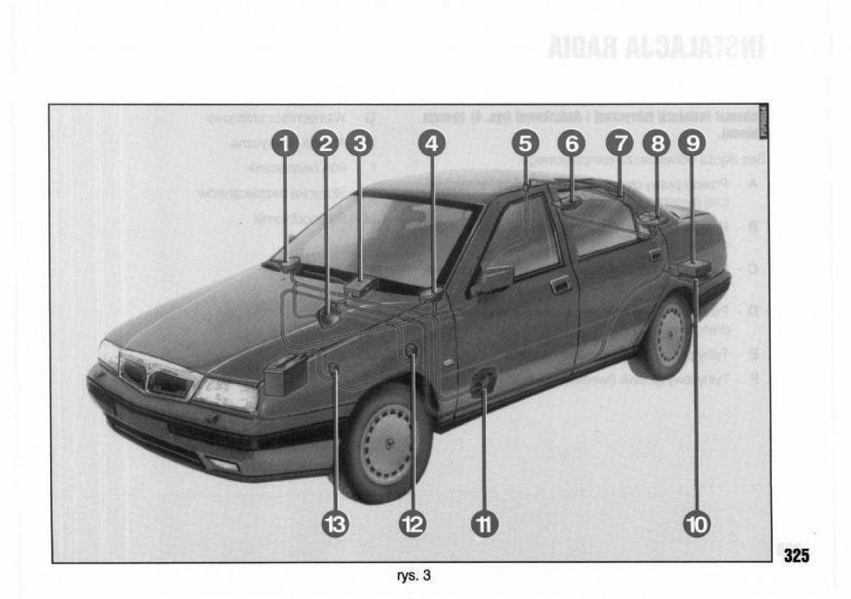 Lancia Kappa instrukcja obslugi / page 329