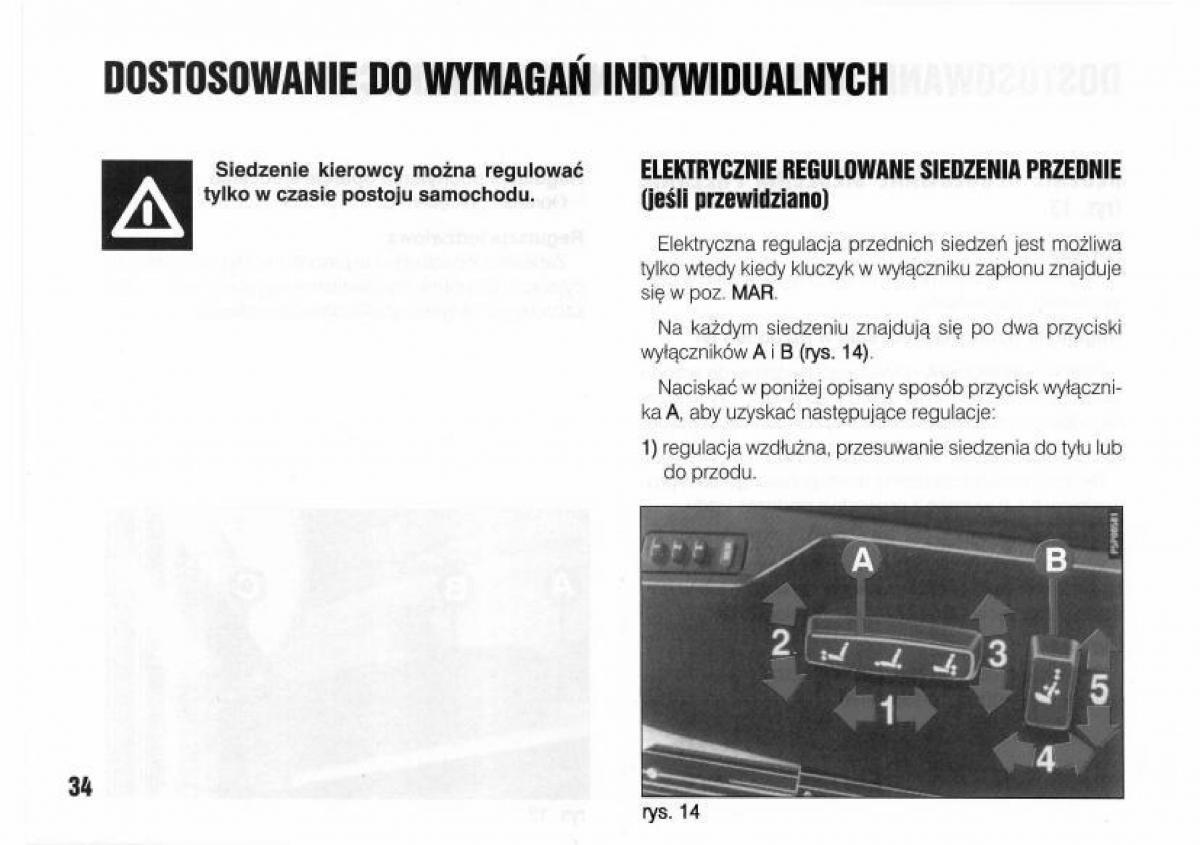 Lancia Kappa instrukcja obslugi / page 36