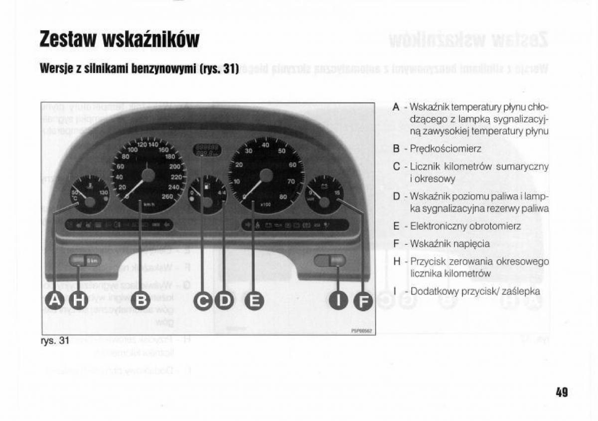 Lancia Kappa instrukcja obslugi / page 51