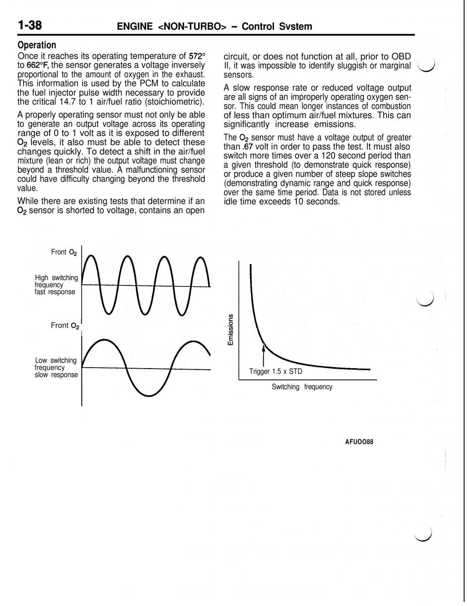 Mitsubishi Eclipse II technical information manual / page 59