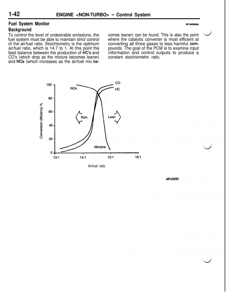 Mitsubishi Eclipse II technical information manual / page 63