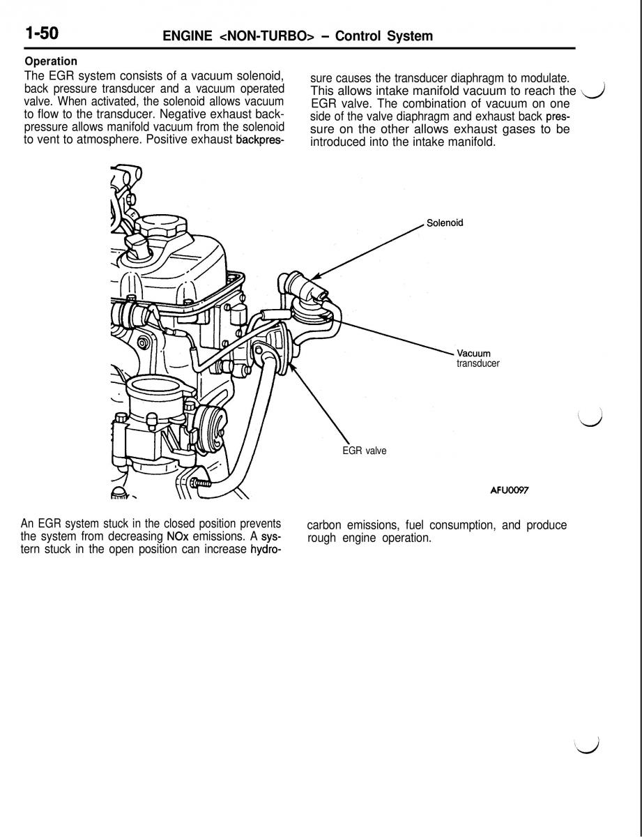 Mitsubishi Eclipse II technical information manual / page 71