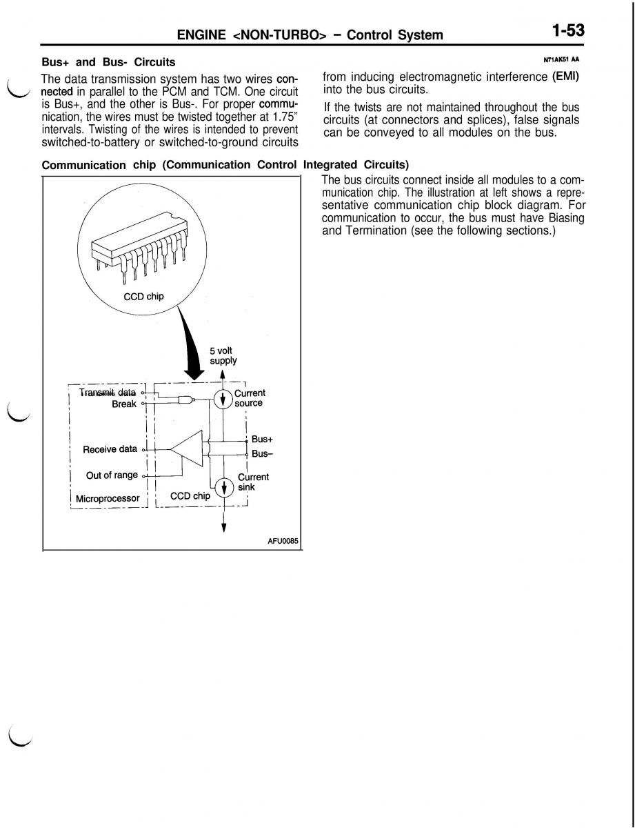 Mitsubishi Eclipse II technical information manual / page 74