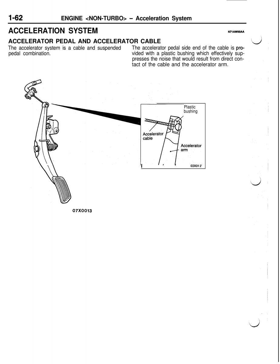 Mitsubishi Eclipse II technical information manual / page 83