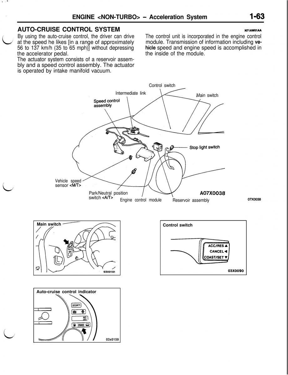 Mitsubishi Eclipse II technical information manual / page 84