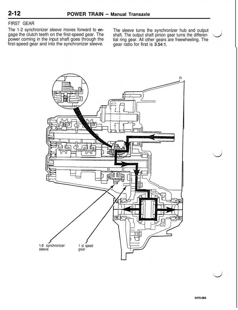 Mitsubishi Eclipse II technical information manual / page 125