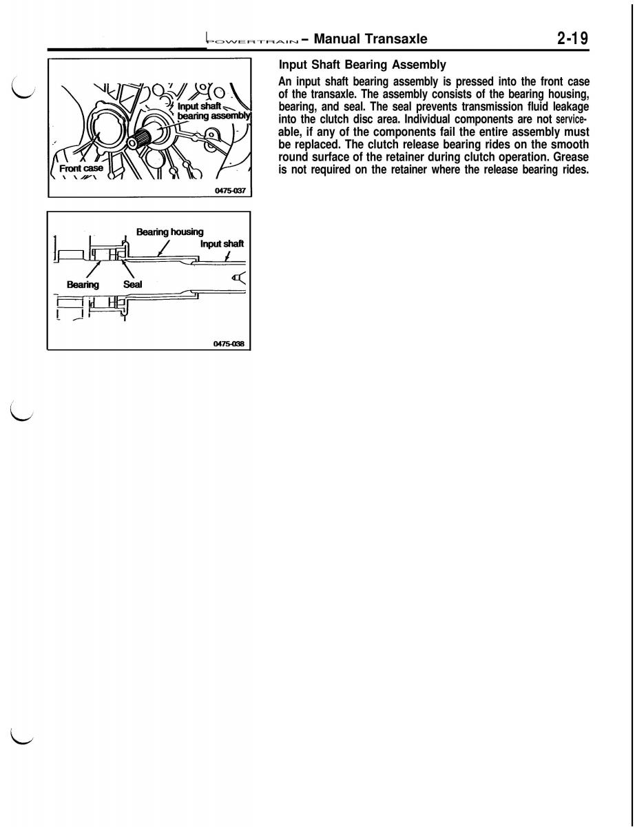 Mitsubishi Eclipse II technical information manual / page 132