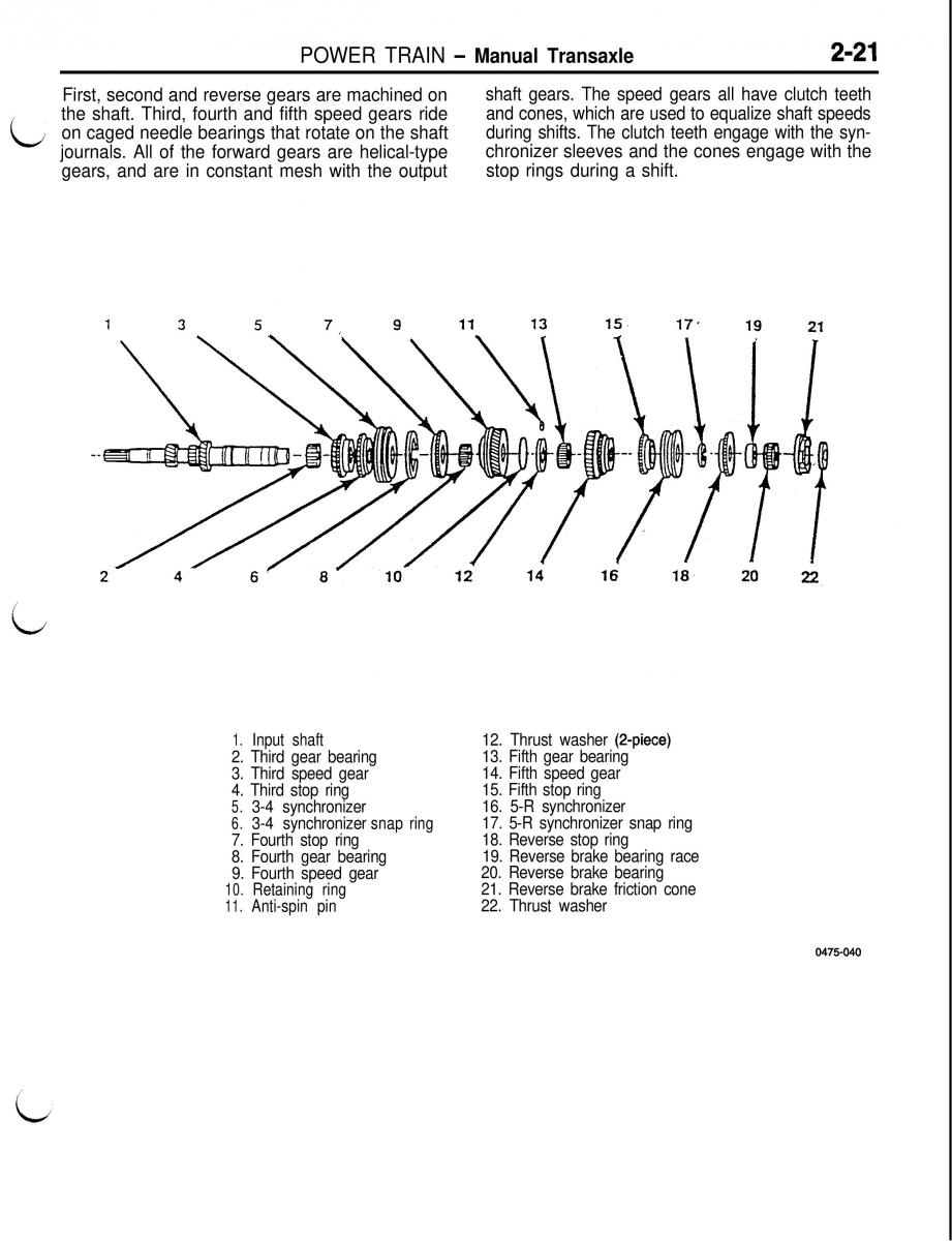 Mitsubishi Eclipse II technical information manual / page 134