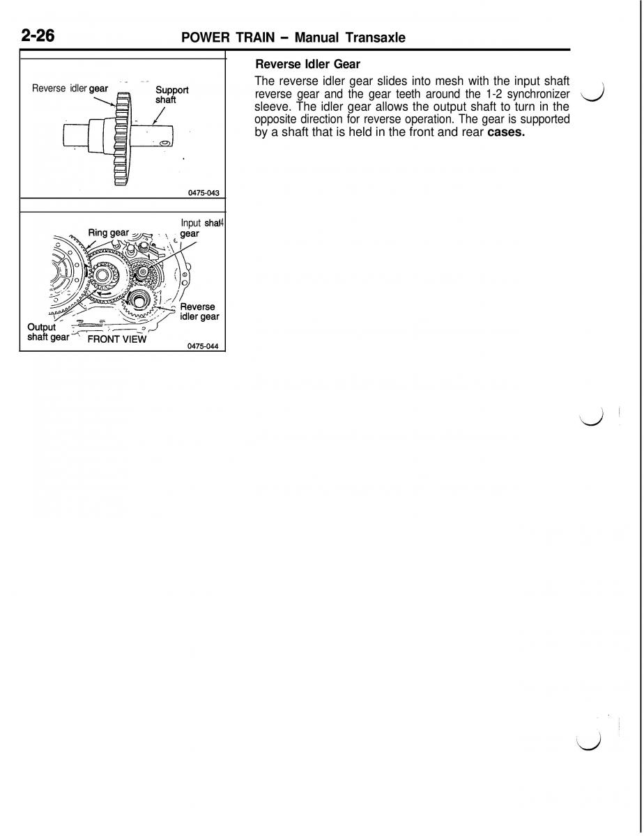 Mitsubishi Eclipse II technical information manual / page 139