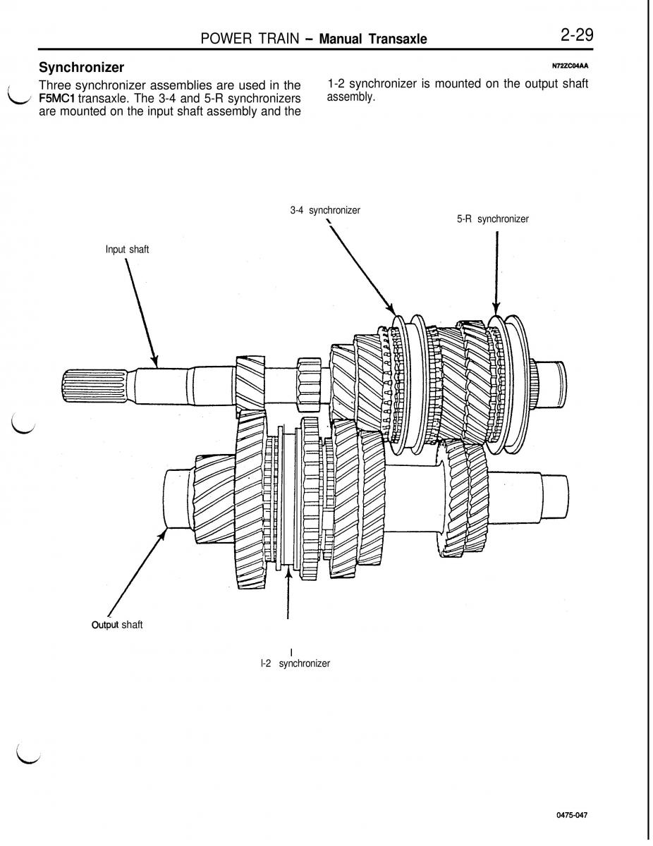 Mitsubishi Eclipse II technical information manual / page 142