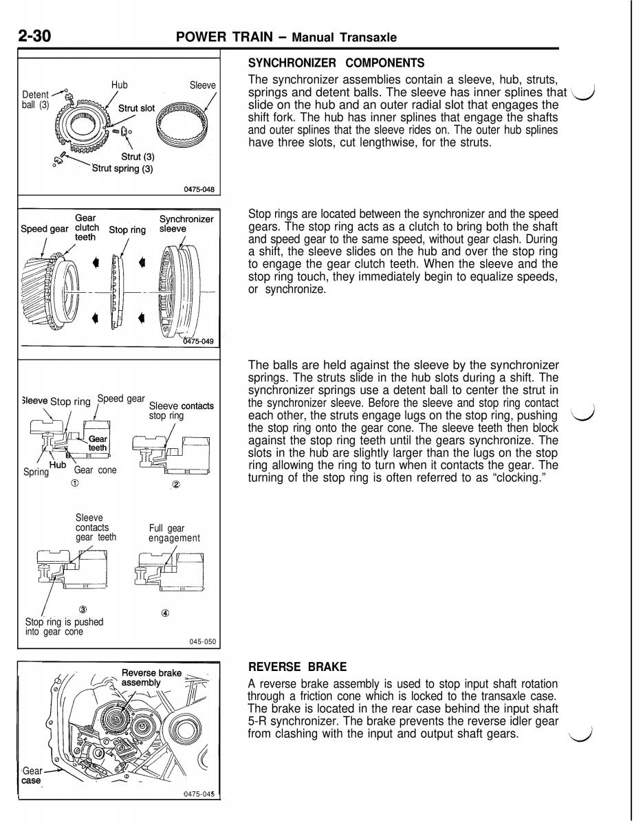 Mitsubishi Eclipse II technical information manual / page 143