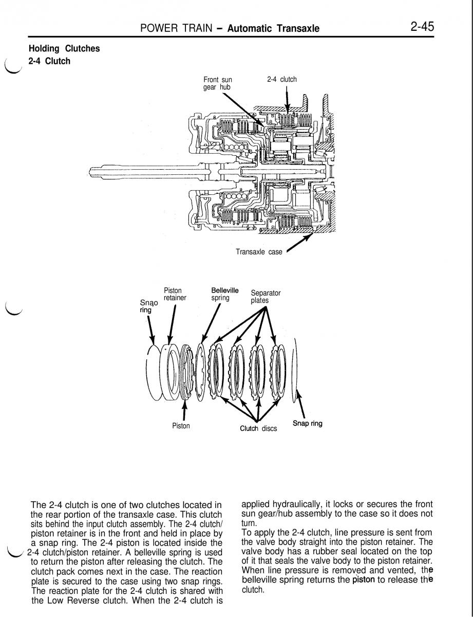 Mitsubishi Eclipse II technical information manual / page 158