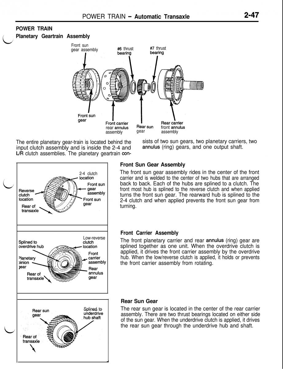 Mitsubishi Eclipse II technical information manual / page 160