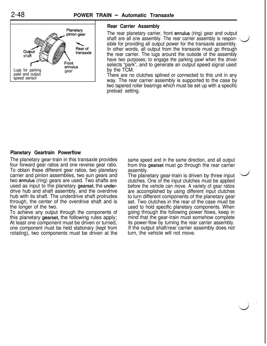 Mitsubishi Eclipse II technical information manual / page 161