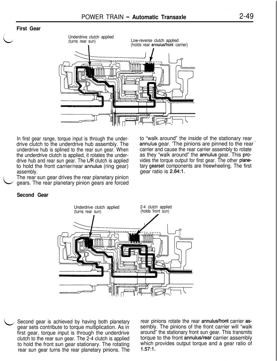 Mitsubishi Eclipse II technical information manual / page 162