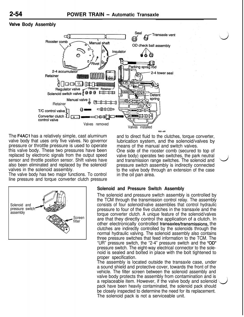 Mitsubishi Eclipse II technical information manual / page 167