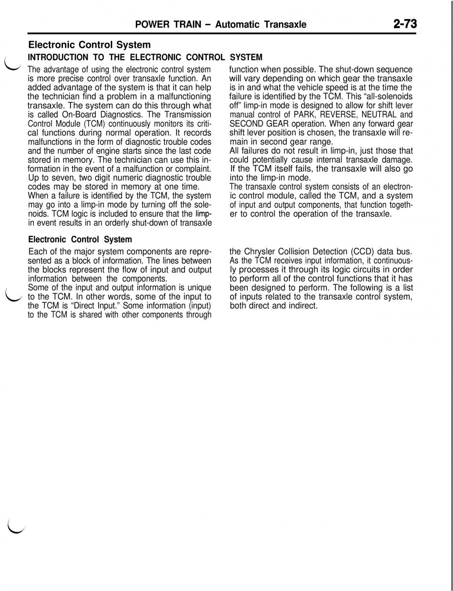 Mitsubishi Eclipse II technical information manual / page 186