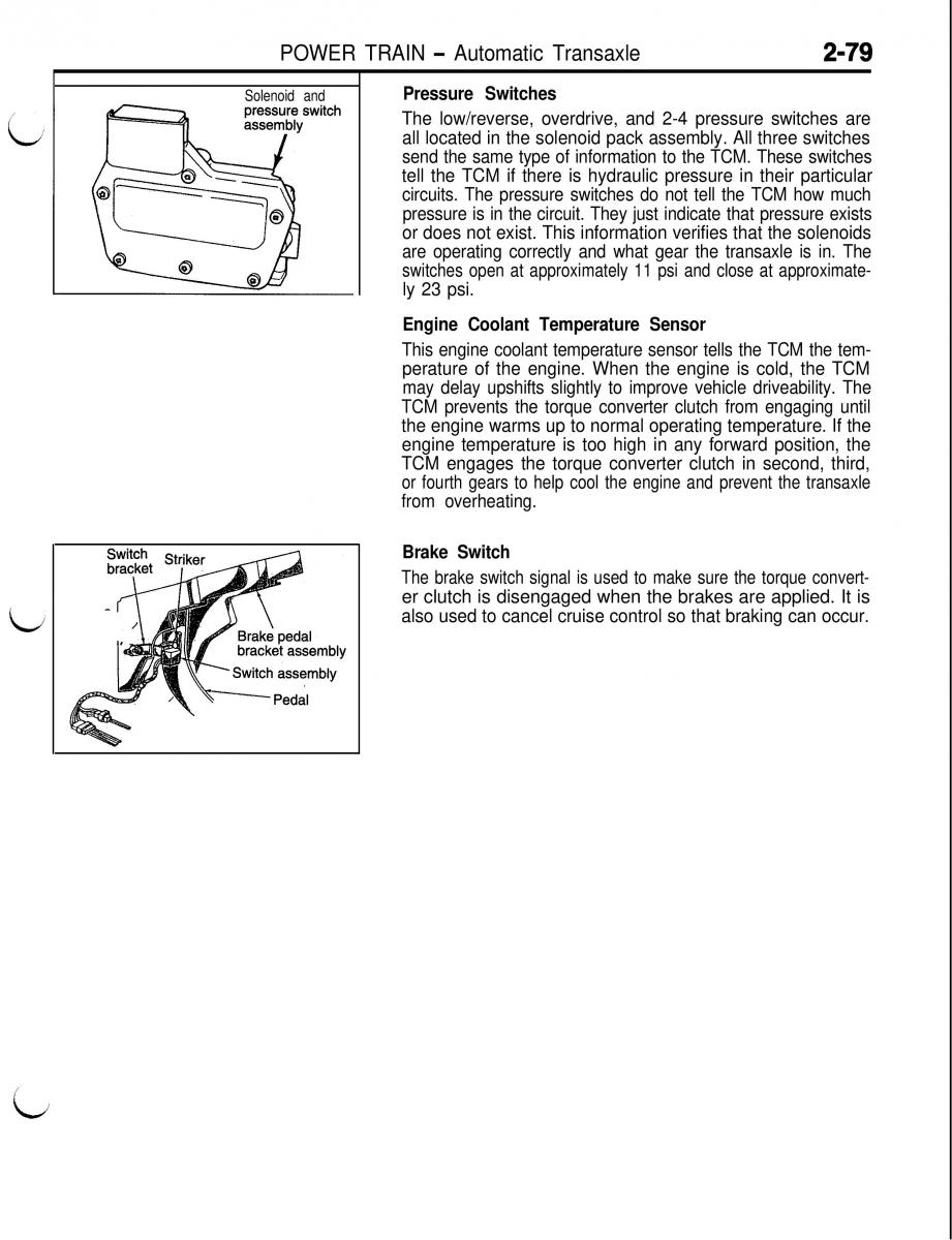 Mitsubishi Eclipse II technical information manual / page 192