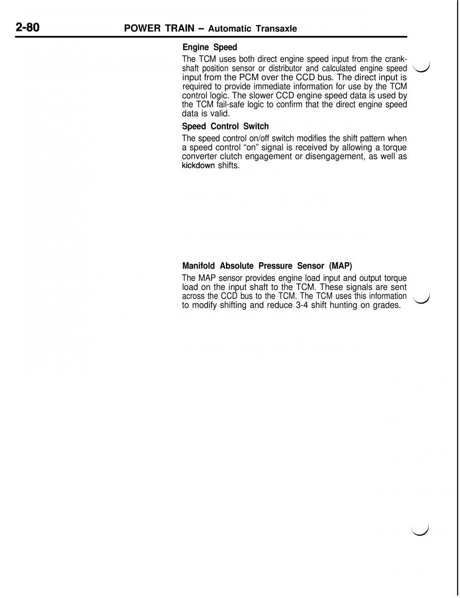 Mitsubishi Eclipse II technical information manual / page 193