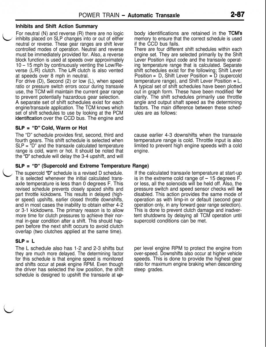 Mitsubishi Eclipse II technical information manual / page 200