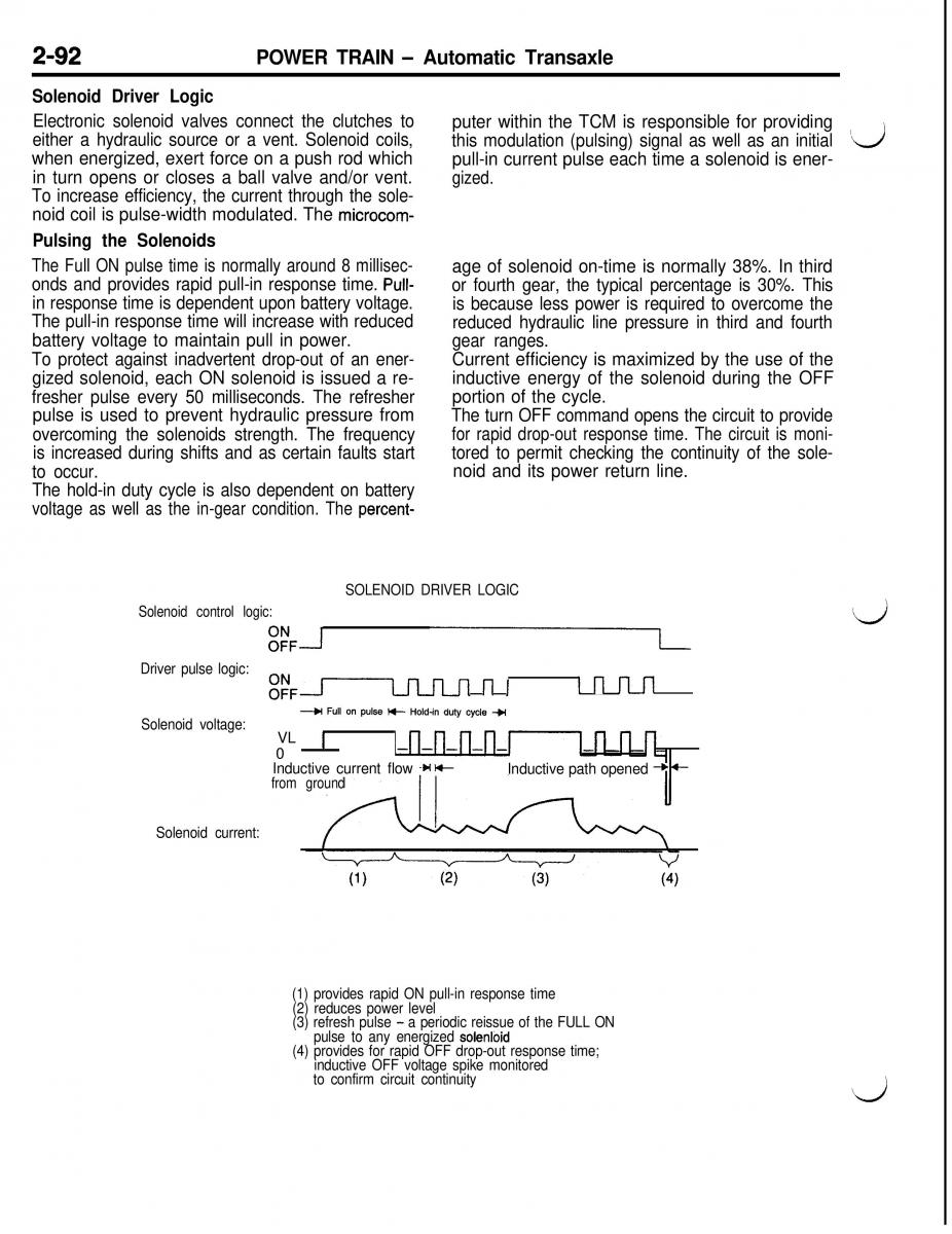 Mitsubishi Eclipse II technical information manual / page 205