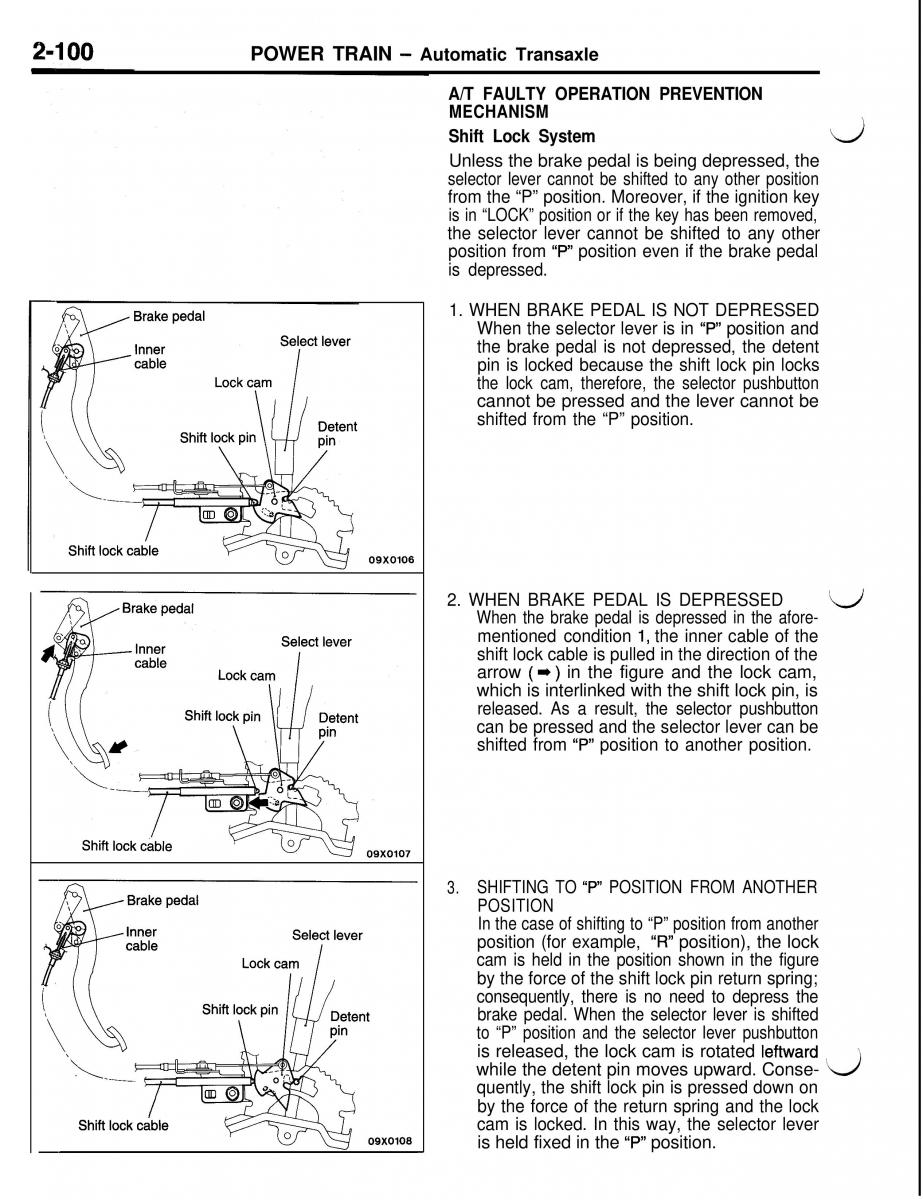 Mitsubishi Eclipse II technical information manual / page 213