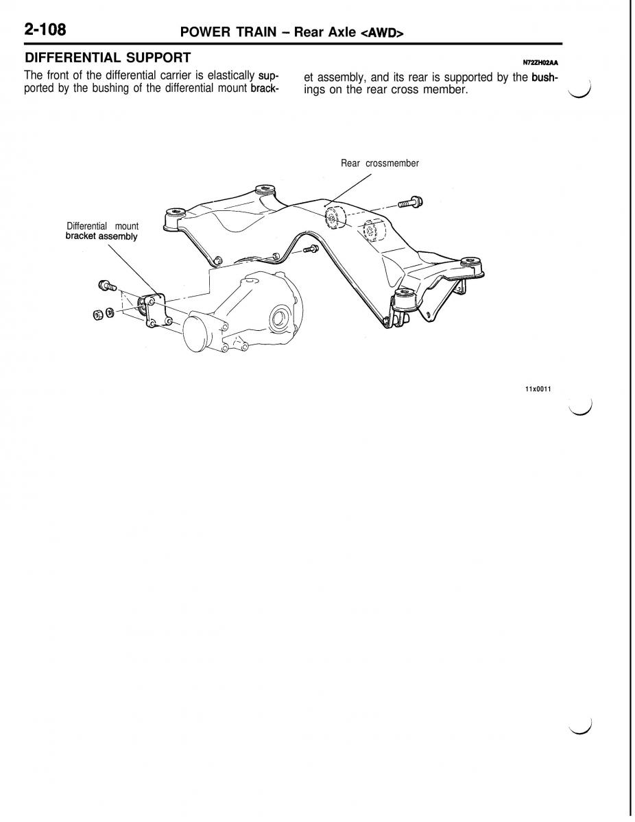 Mitsubishi Eclipse II technical information manual / page 221