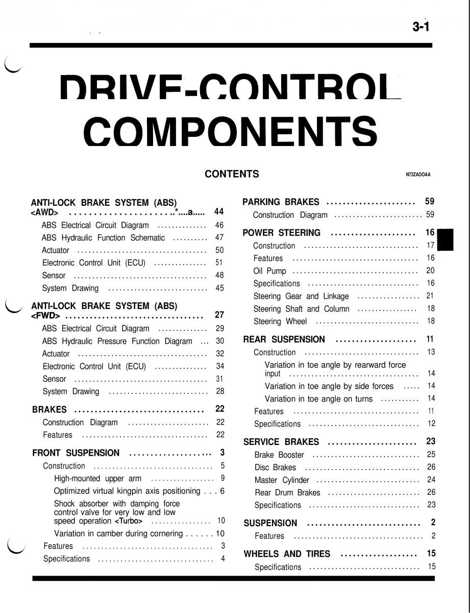 Mitsubishi Eclipse II technical information manual / page 222