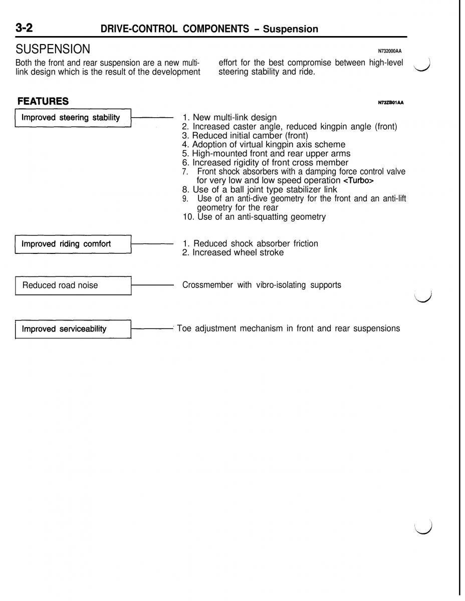 Mitsubishi Eclipse II technical information manual / page 223