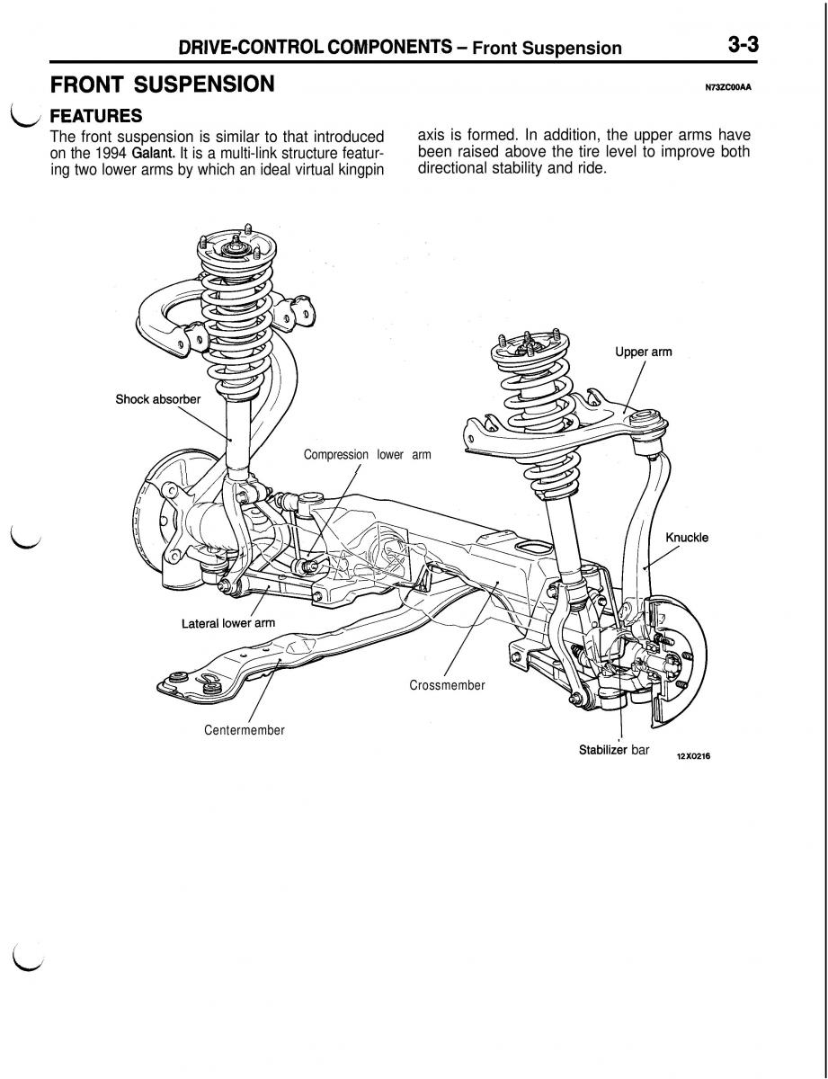 Mitsubishi Eclipse II technical information manual / page 224