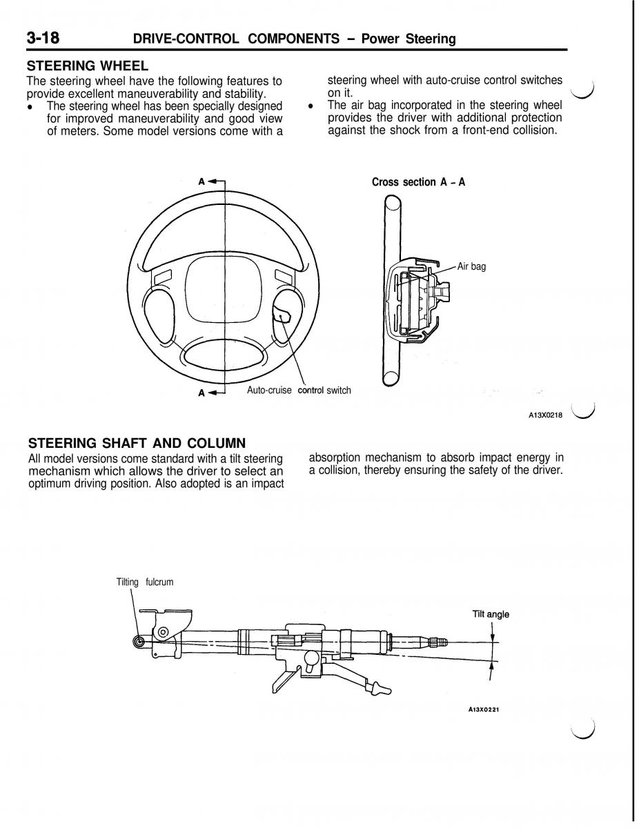 Mitsubishi Eclipse II technical information manual / page 239