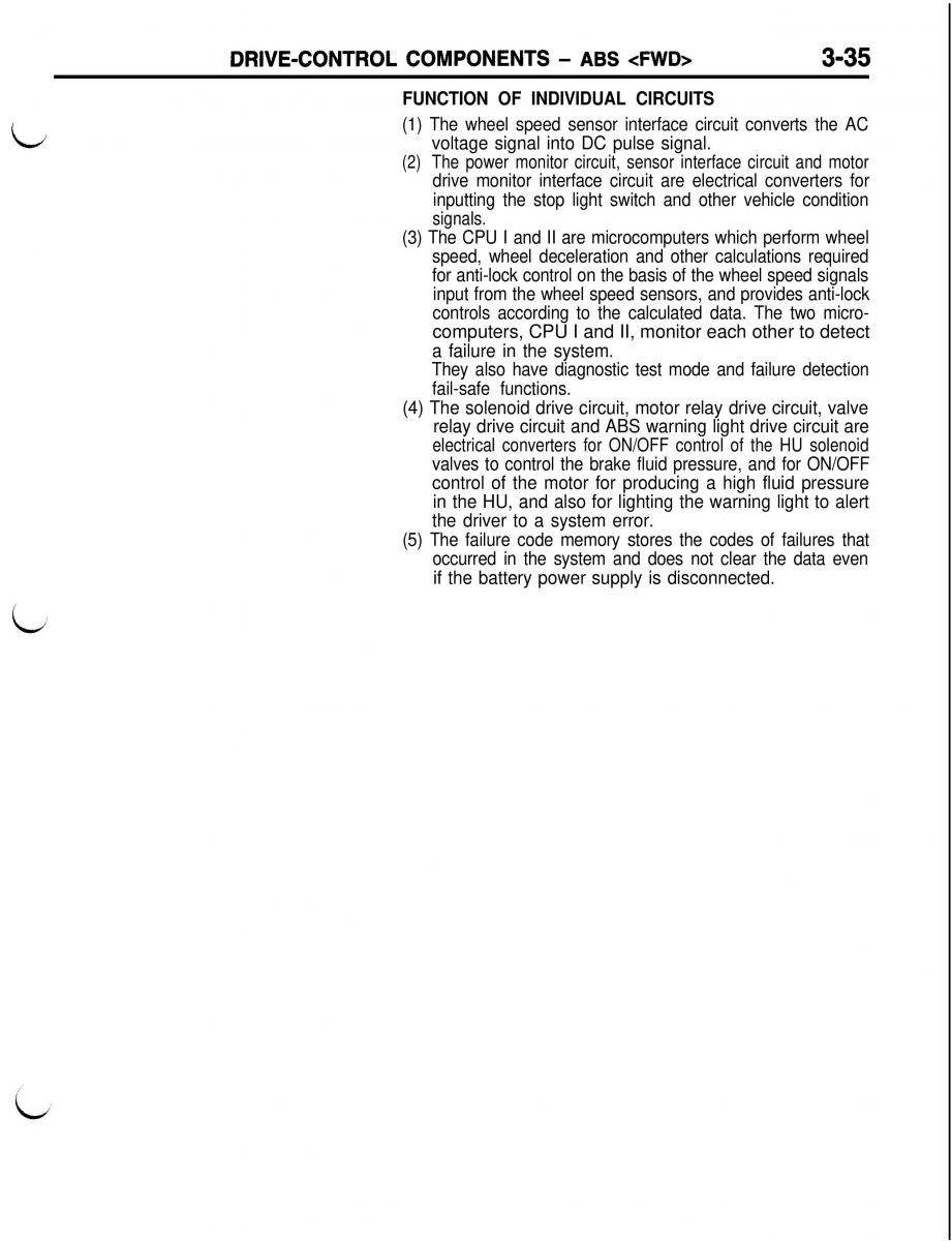 Mitsubishi Eclipse II technical information manual / page 256