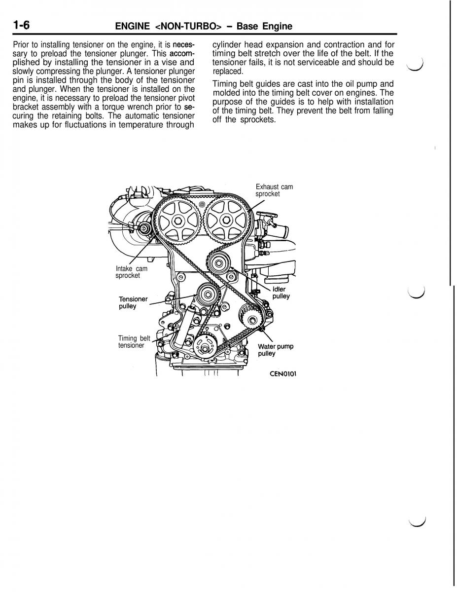 Mitsubishi Eclipse II technical information manual / page 27