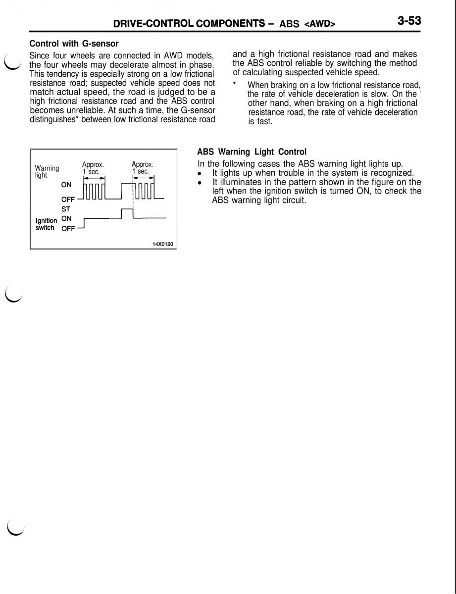 Mitsubishi Eclipse II technical information manual / page 274