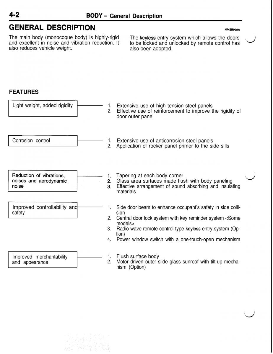 Mitsubishi Eclipse II technical information manual / page 283