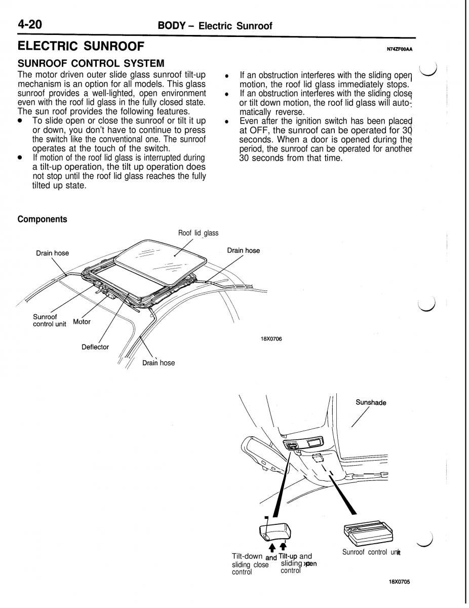 Mitsubishi Eclipse II technical information manual / page 301