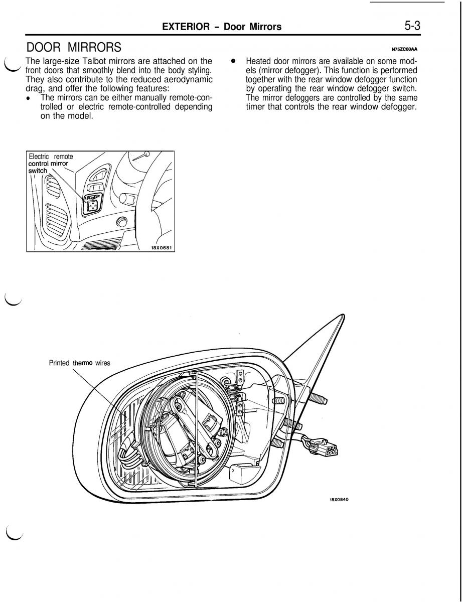 Mitsubishi Eclipse II technical information manual / page 310