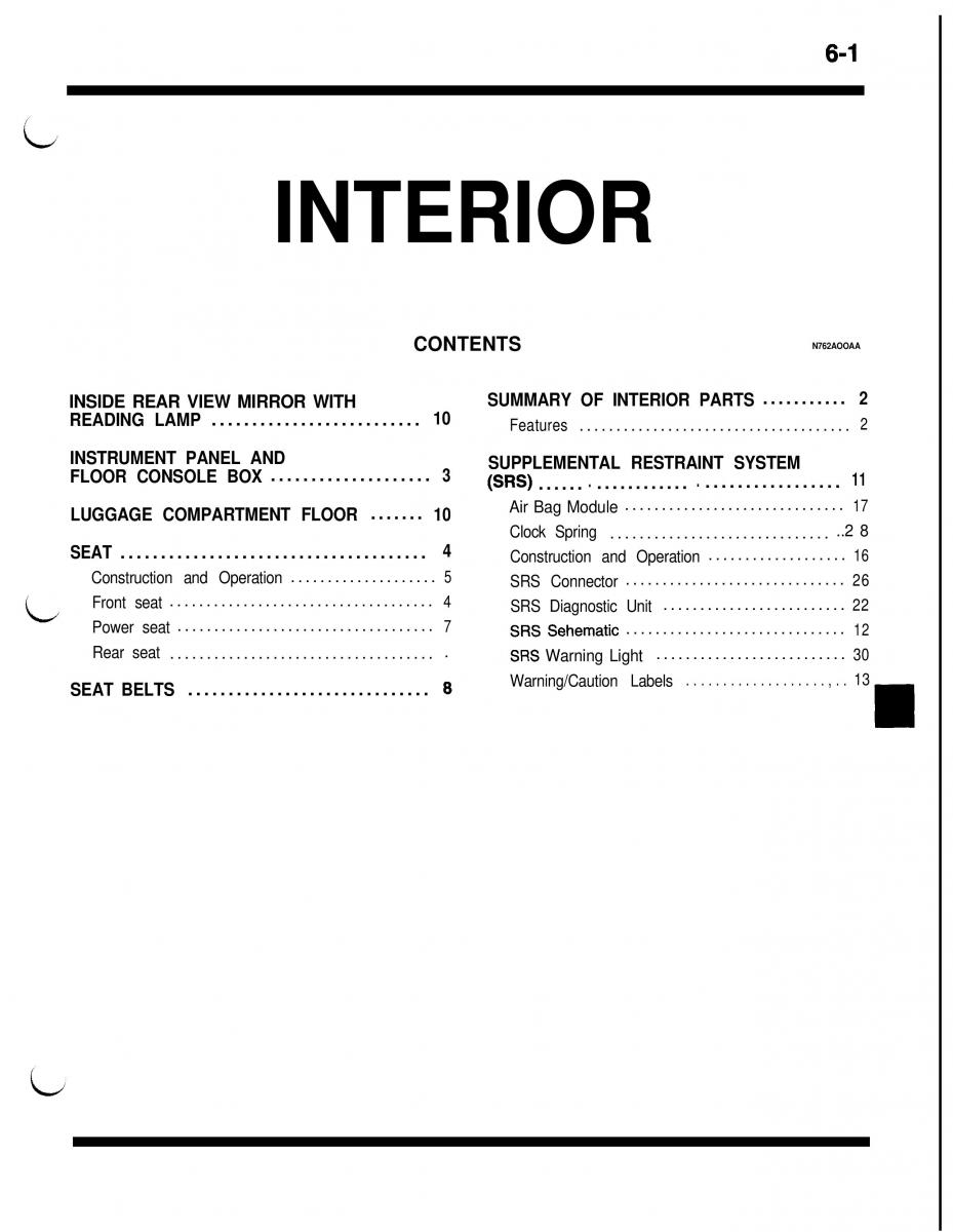 Mitsubishi Eclipse II technical information manual / page 312