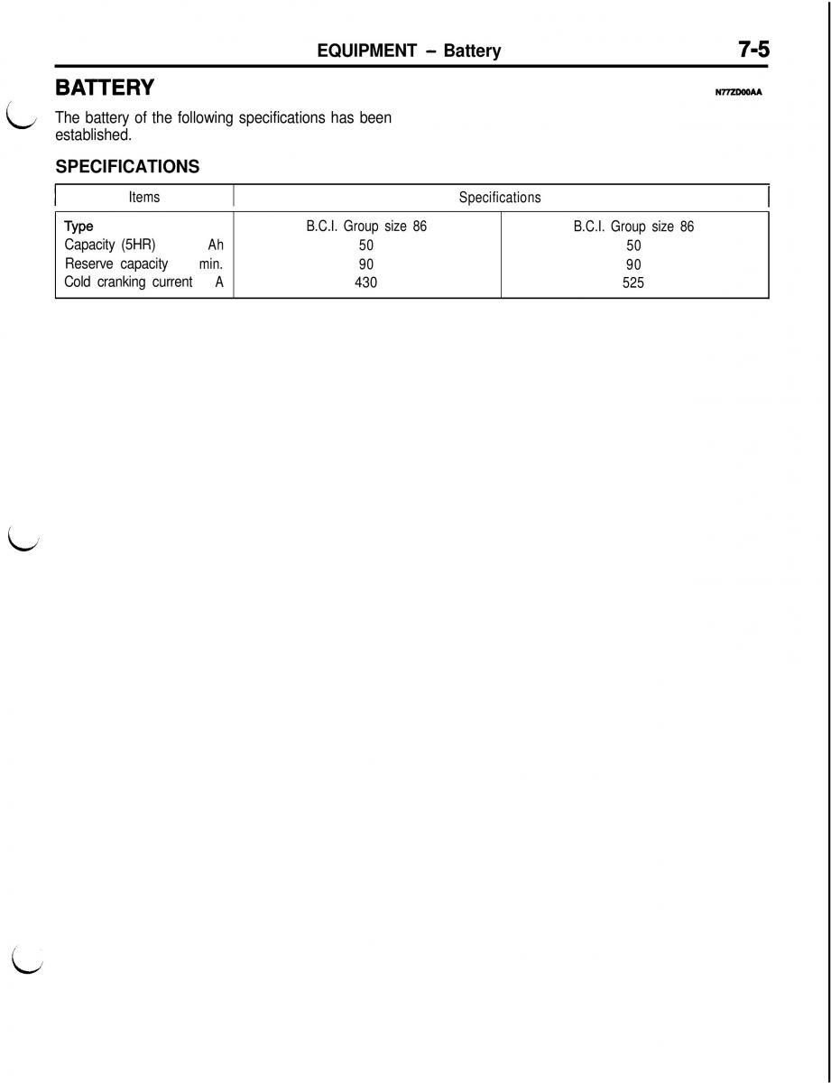 Mitsubishi Eclipse II technical information manual / page 346