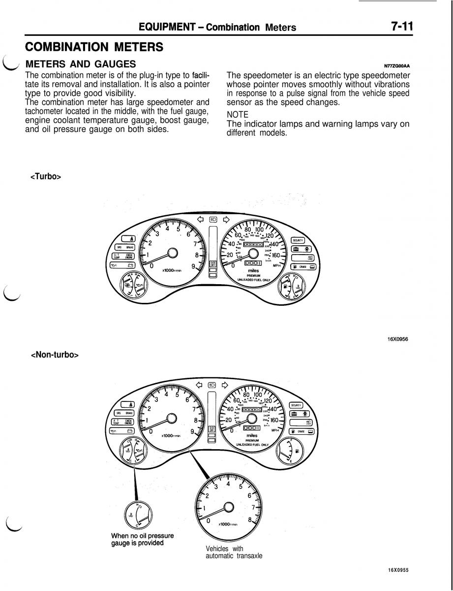 Mitsubishi Eclipse II technical information manual / page 352