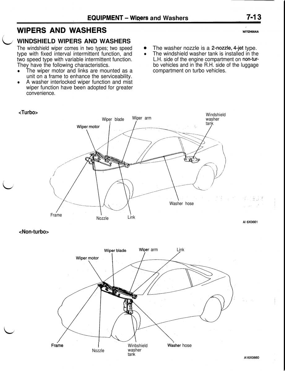 Mitsubishi Eclipse II technical information manual / page 354