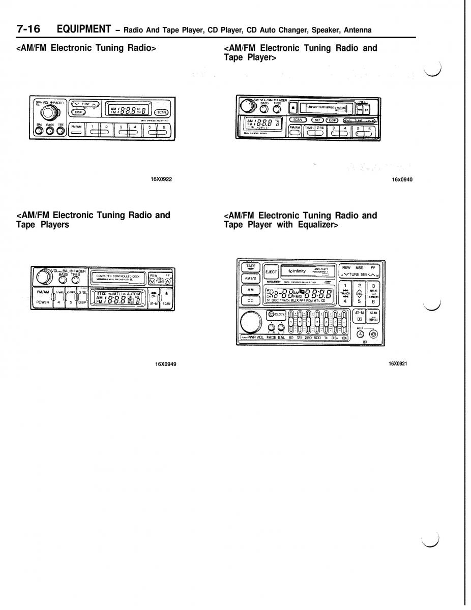 Mitsubishi Eclipse II technical information manual / page 357