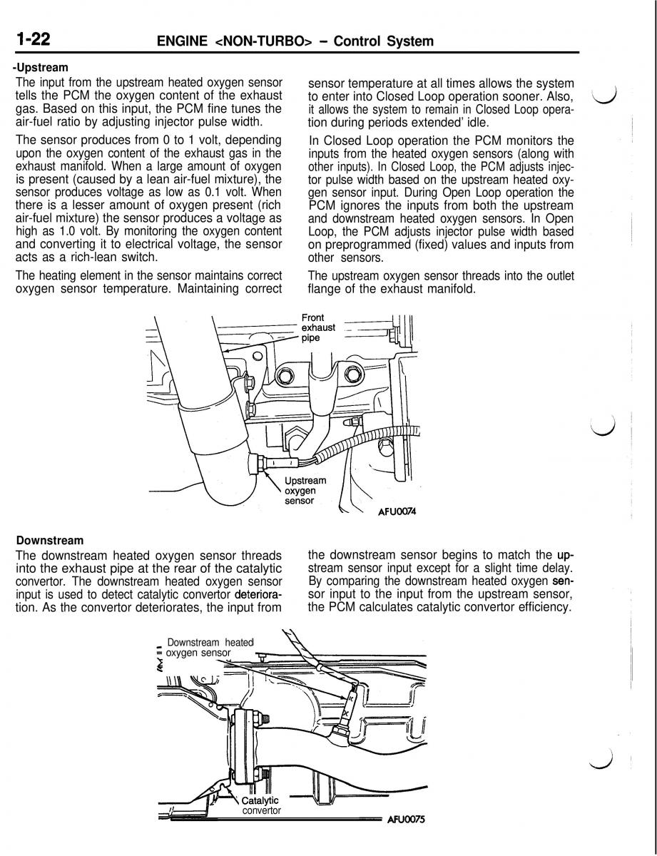 Mitsubishi Eclipse II technical information manual / page 43