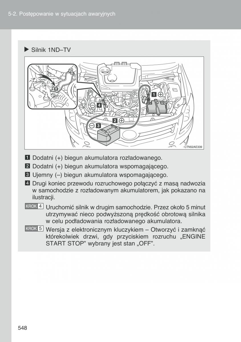 Toyota Auris I 1 instrukcja obslugi / page 550