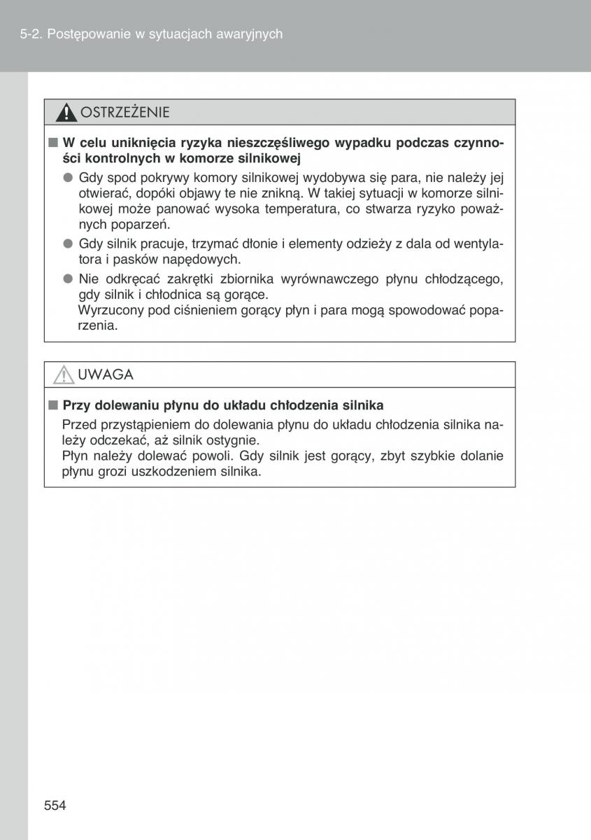 Toyota Auris I 1 instrukcja obslugi / page 556