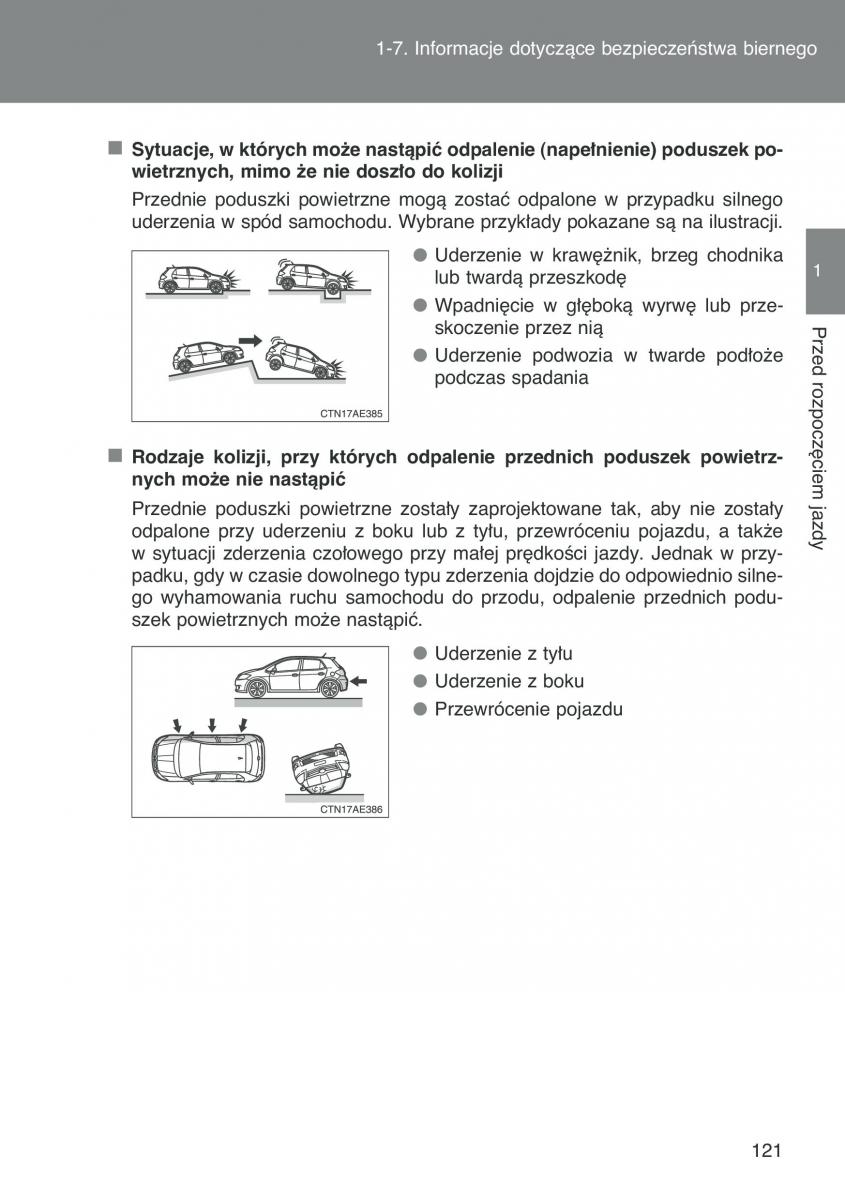 Toyota Auris I 1 instrukcja obslugi / page 123