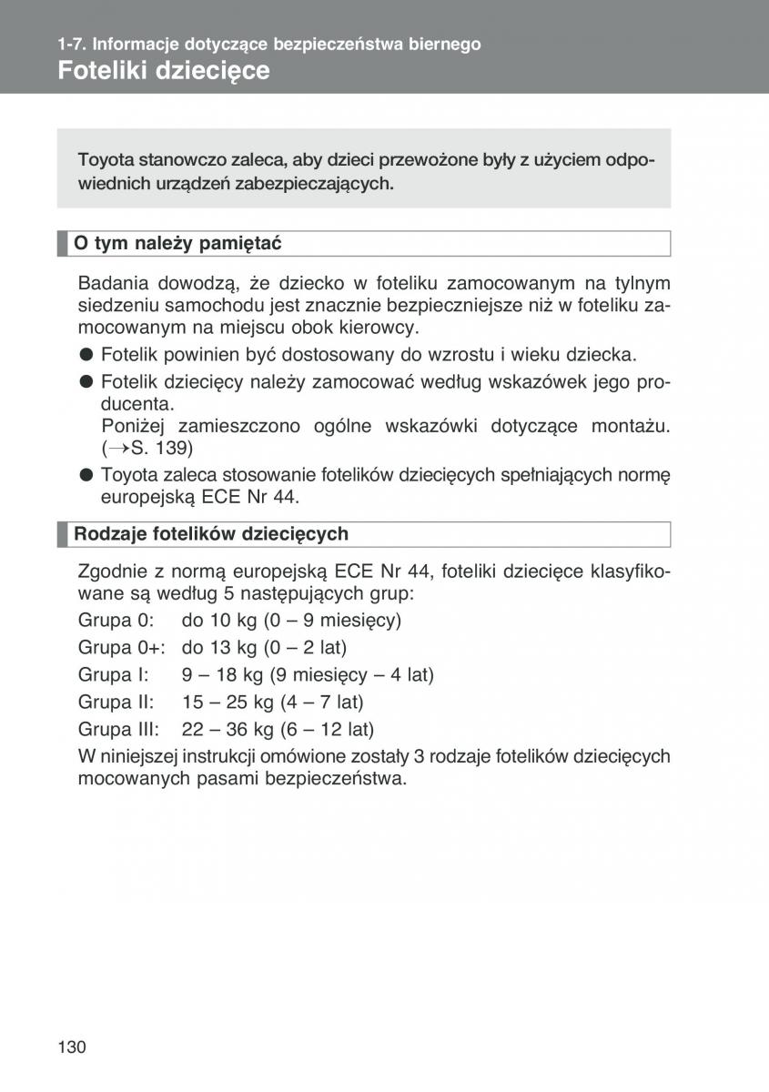 Toyota Auris I 1 instrukcja obslugi / page 132